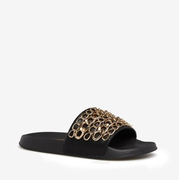 🥰NEW Black Slides - Picture 2 of 5